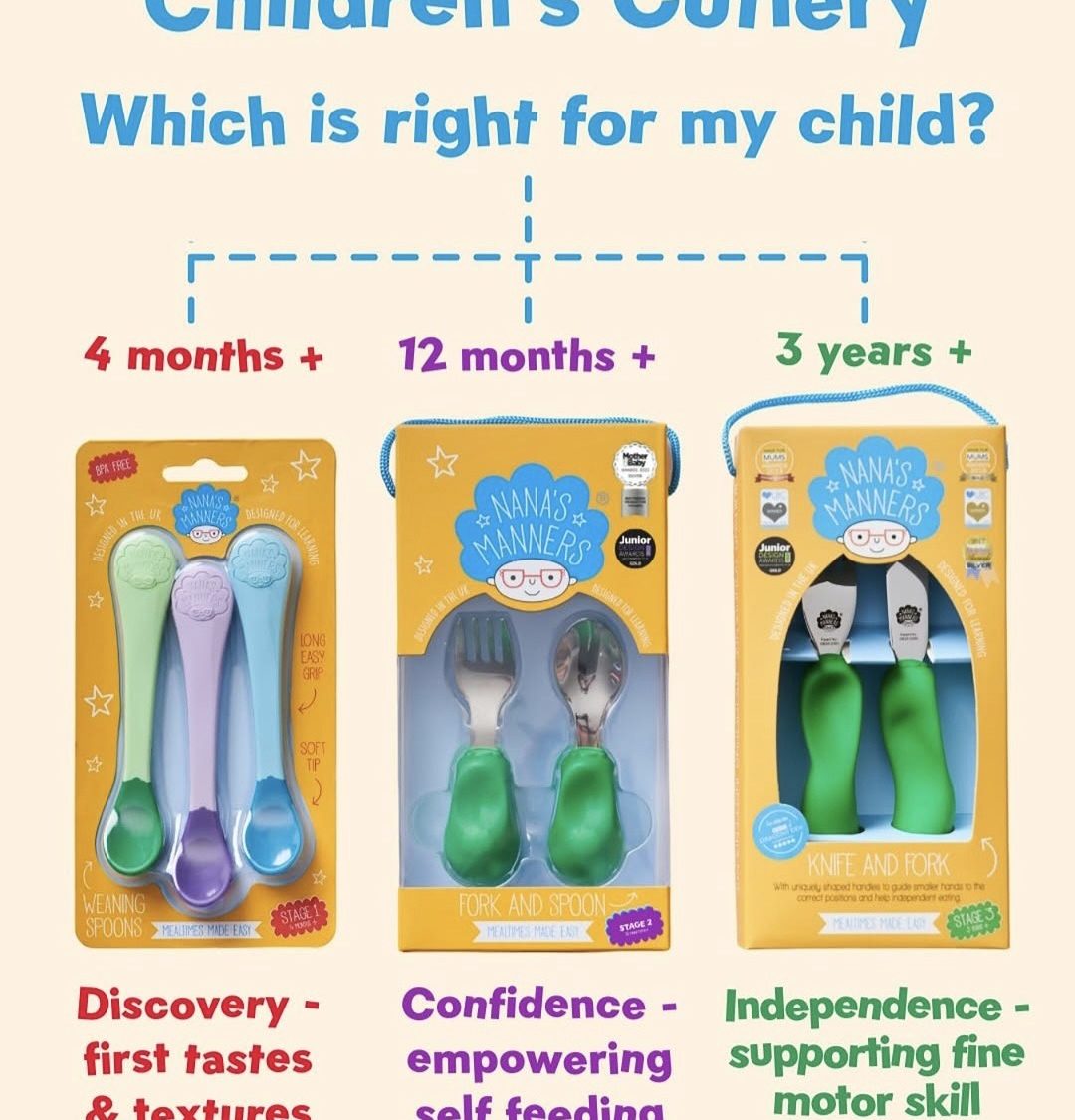 Nana’s Manners Children’s Cutlery