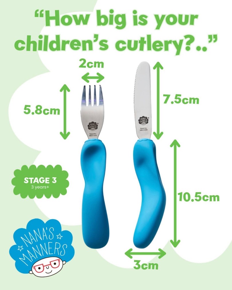 Nana’s Manners Children’s Cutlery